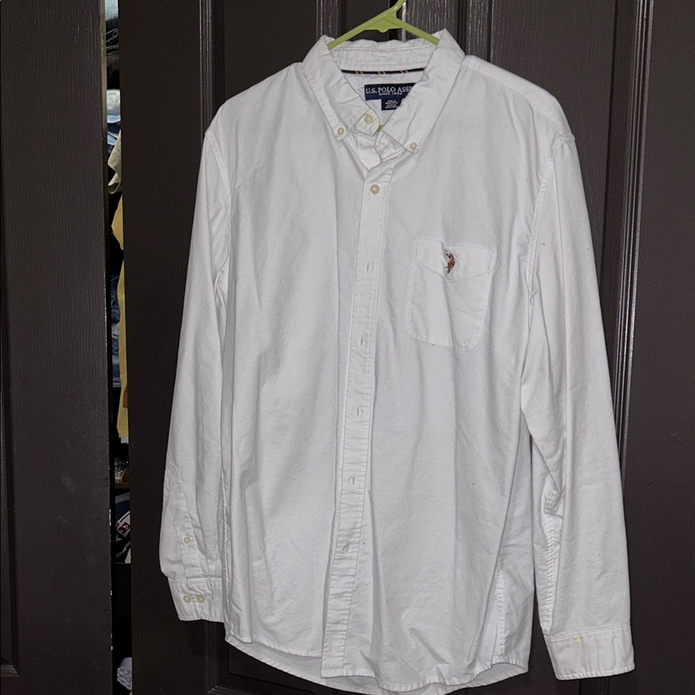Polo by Ralph Lauren Men's Classic White Button-Down Shirt